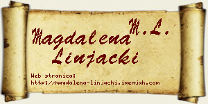 Magdalena Linjački vizit kartica